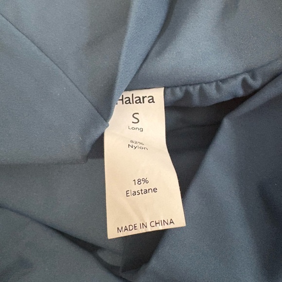 Halara high waisted 2-in-1 shorts size small long green blue - Picture 7 of 8